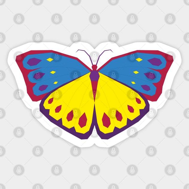 COLORFUL BUTTERFLY Sticker by BeautyMoment